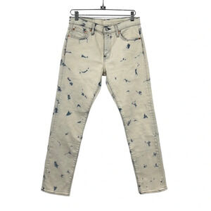 Levi’s Lot 502 Jeans Mens 29x32 Premium‎ Bleach White Wash Straight Leg